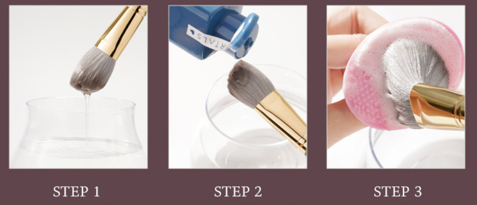 HOW TO CLEAN MAKEUP BRUSH