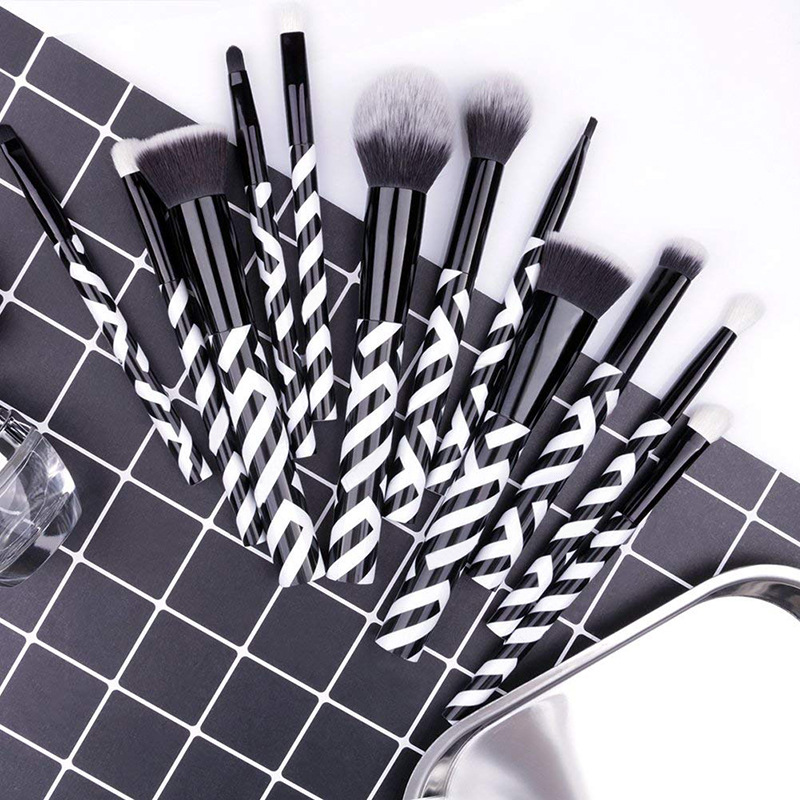 zebra makeup brushes